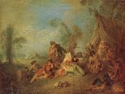 Pater, Jean-Baptiste Soldiers'Etape oil painting artist